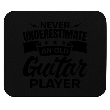 Discover Old Guitar Player Mouse Pads
