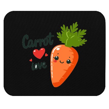 Discover Carrot Love Mouse Pads