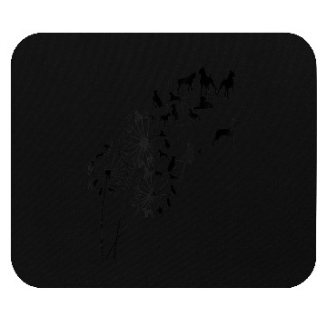 Discover Great Dandelion Flowers for Dog Lovers Mouse Pads