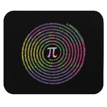 Discover Pi Symbol Logo Funny Pi Day Math Equations Tie Dye Mouse Pads