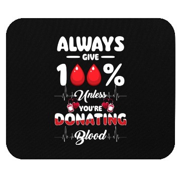 Discover Blood Donation Thank You Savior Mouse Pads