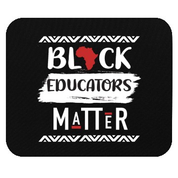 Discover Black Educators Matter African History Teacher Men Mouse Pads