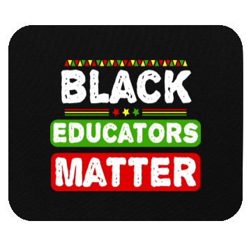 Discover Black Educators Matter African History Teacher Men Mouse Pads