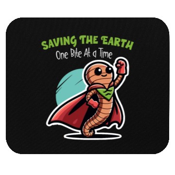 Discover Worm Farming Earthworm Gardener Vermiculture Mouse Pads