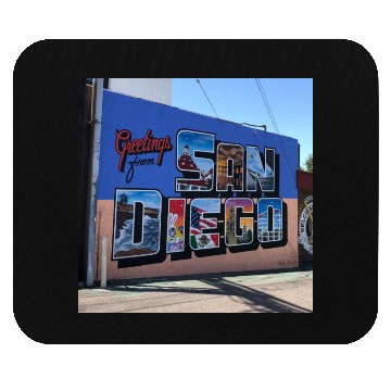 Discover Greetings From San Diego Street Art Mouse Pads