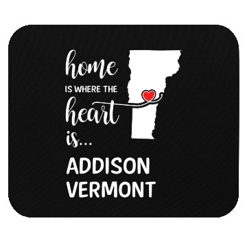 Discover Addison County Vermont Is Where My Heart Is Gift Mouse Pads