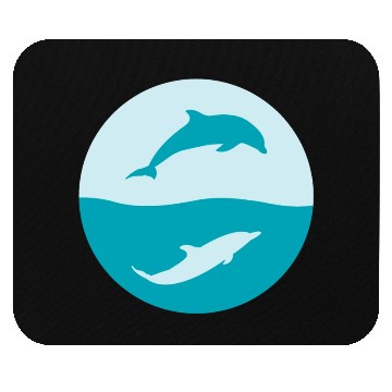 Discover Dolphin Lover Gift Idea Mouse Pads