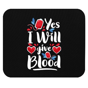 Discover Blood Donations Thank You Savior Needle Mouse Pads