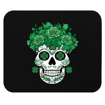 Discover Cool Los Muertos Shamrock Saint Patrick's Day Mouse Pads