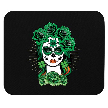 Discover St Patrick's Day Dia De Los Muertos La Calavera Mouse Pads
