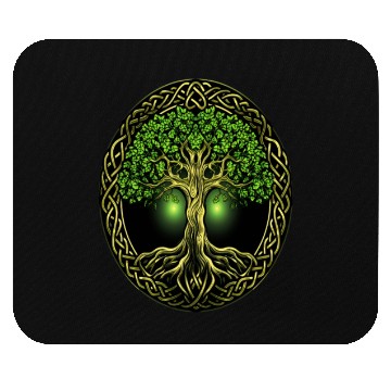 Discover St Patricks Day Celtic Knot Tree Irish Gaelic Mouse Pads