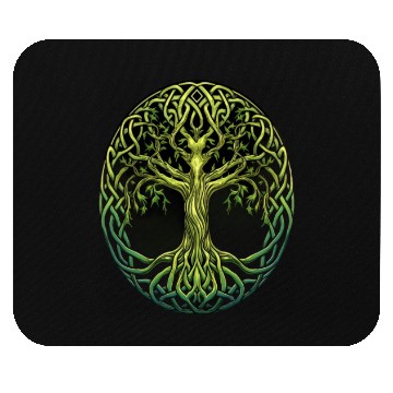 Discover St Patricks Day Celtic Knot Tree Irish Gaelic Mouse Pads