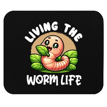 Discover Worm Farming Earthworm Gardener Vermiculture Mouse Pads