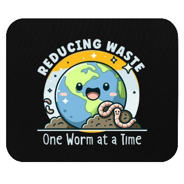 Discover Worm Farming Earthworm Gardener Vermiculture Mouse Pads