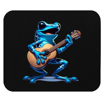 Discover Poison dart frog guitar Mouse Pads