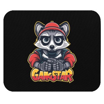 Discover gangstar raccoon Mouse Pads
