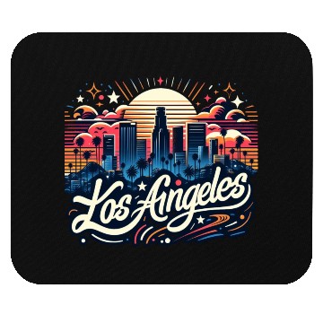 Discover Los Angeles Mouse Pads