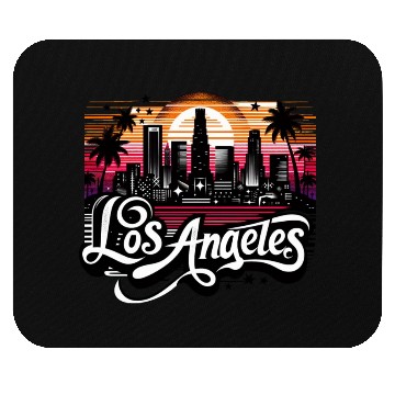 Discover Los Angeles City Mouse Pads