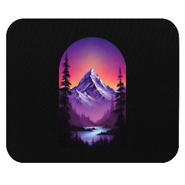 Discover Violet Dawn The Mountains Majesty Mouse Pads