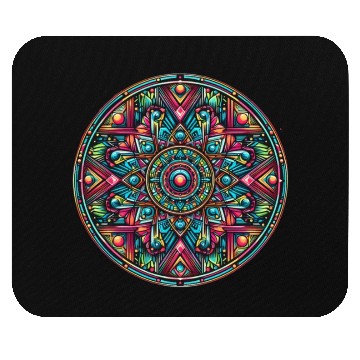 Discover psychedelic mandala Mouse Pads