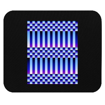 Discover Daybreak and Nightfall (Checkers and Stripes) Mouse Pads