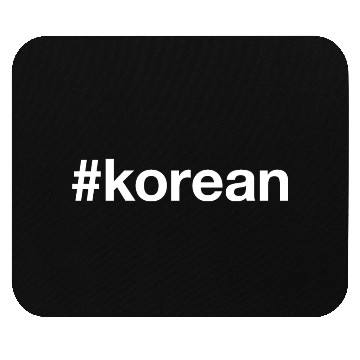 Discover KOREAN Korea Hashtag Mouse Pads