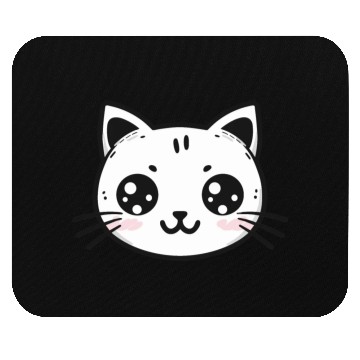 Discover Cute Cat - Kawaii Kitten - cat lovers Mouse Pads