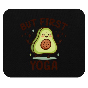 Discover Copy of BUT FIRST YOGA Mouse Pads