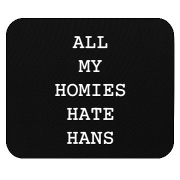 Discover AMHHH White Text Mouse Pads