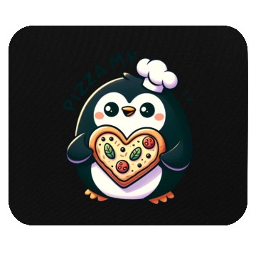 Discover Pizza My Heart - Cheesy Love Mouse Pads