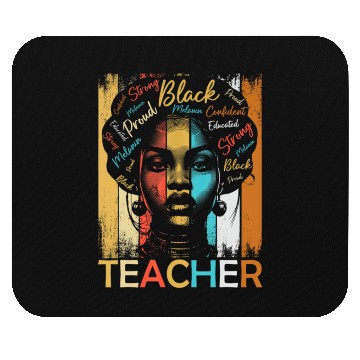 Discover Black History Teacher Mouse Pads African American Women