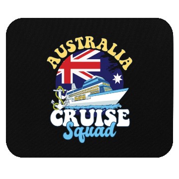 Discover Australia Cruise Squad Family Vacation Trip Mouse Pads