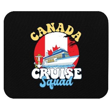 Discover Canada Cruise Squad Family Vacation Trip Mouse Pads