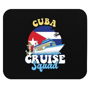 Discover Cuba Cruise Squad Family Vacation Trip Mouse Pads
