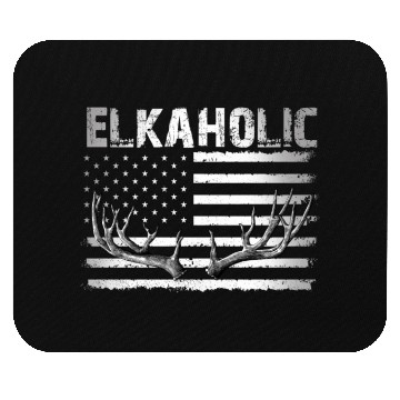 Discover Elk Hunting Elkaholic Hunters Mouse Pads