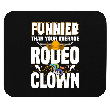 Discover Rodeo Clown | Rodeo Cowboy Western Profession Mouse Pads