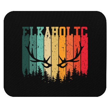 Discover Elk Hunting Elkaholic Hunters Mouse Pads