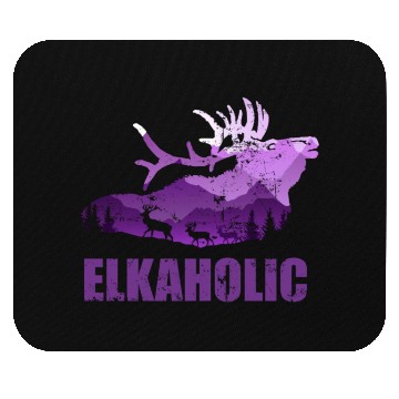 Discover Elk Hunting Elkaholic Hunters Mouse Pads
