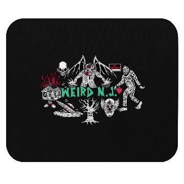 Discover Space Bat Killer Design Mouse Pads