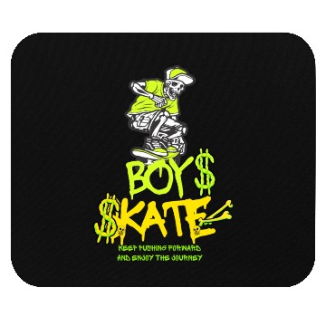 Discover Skate Skeleton Boy Graphic Mouse Pads