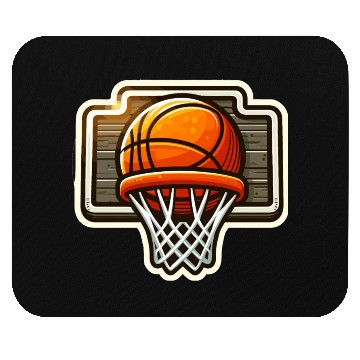 Discover Basketball Hoop Mouse Pads