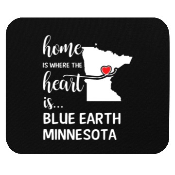 Discover Blue Earth County Minnesota Is Where My Heart Is Mouse Pads