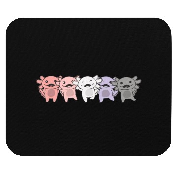 Discover Cupioromantic Flag Pride Lgbtq Axolotl Mouse Pads