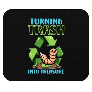Discover Worm Farming Earthworm Gardener Vermiculture Mouse Pads
