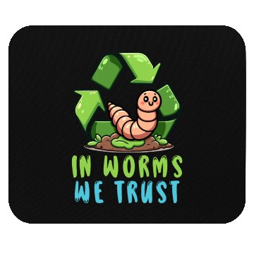 Discover Worm Farming Earthworm Gardener Vermiculture Mouse Pads