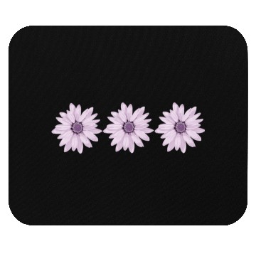 Discover Flowers violet Mouse Pads