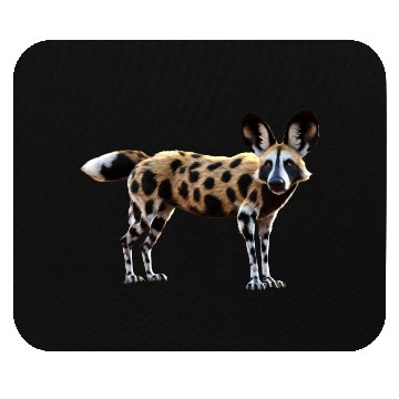 Discover African Wild Dog 3D Mouse Pads
