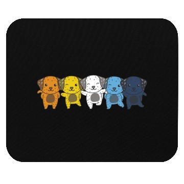 Discover Aroace Flag Pride Lgbtq Cute Dalmatian Mouse Pads