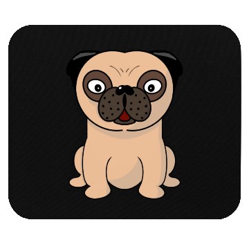 Discover Pug Mouse Pads