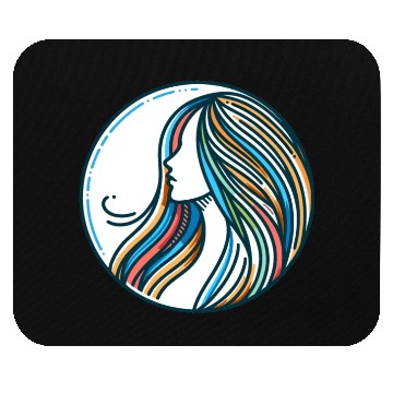 Discover Woman, Spectrum of Serenity Mouse Pads